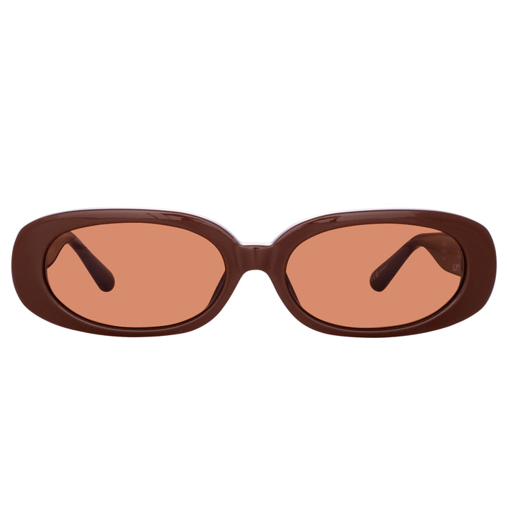 Brown Round & Oval Sunglasses for Women