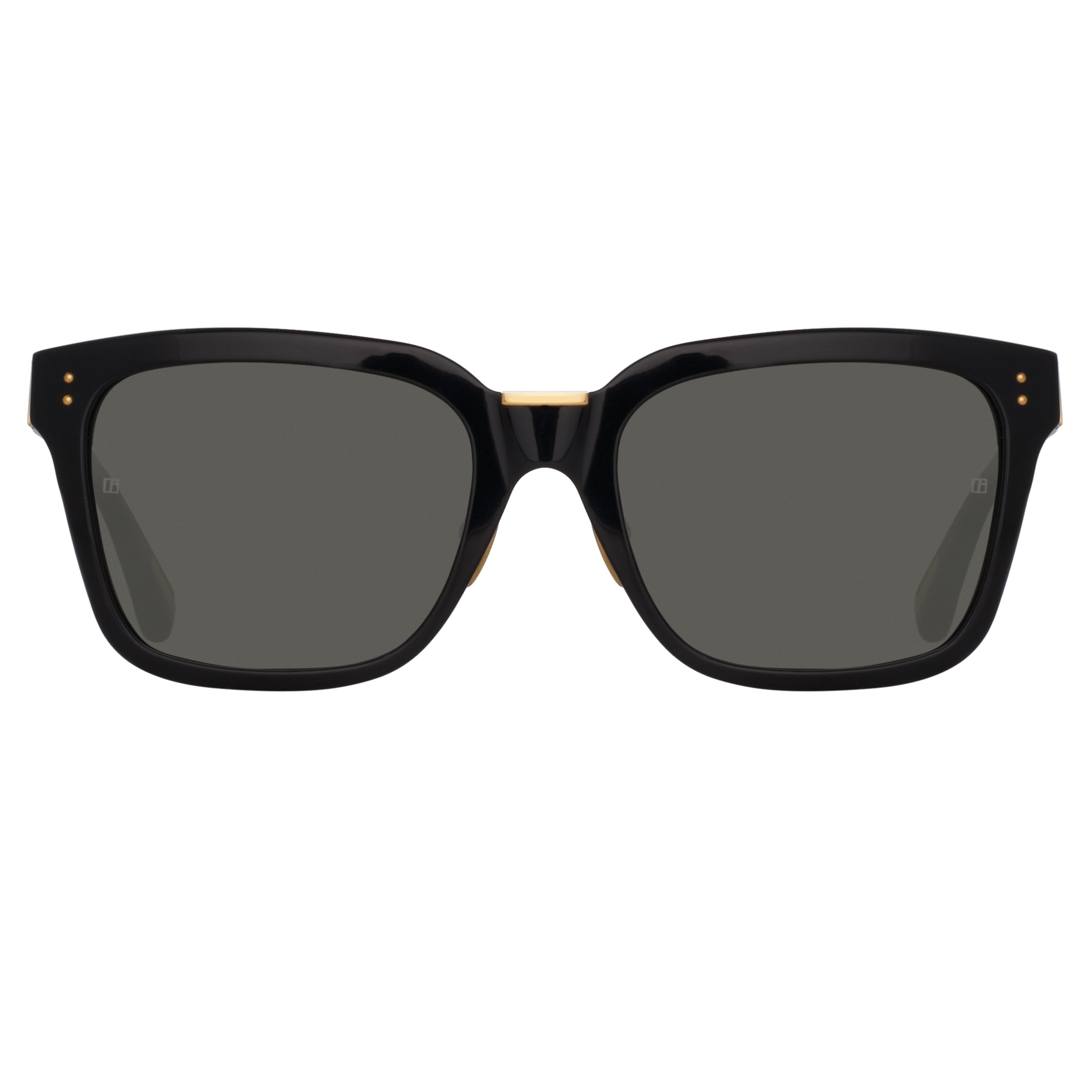 Desiree D-Frame Sunglasses in Black (Men's) by LINDA FARROW