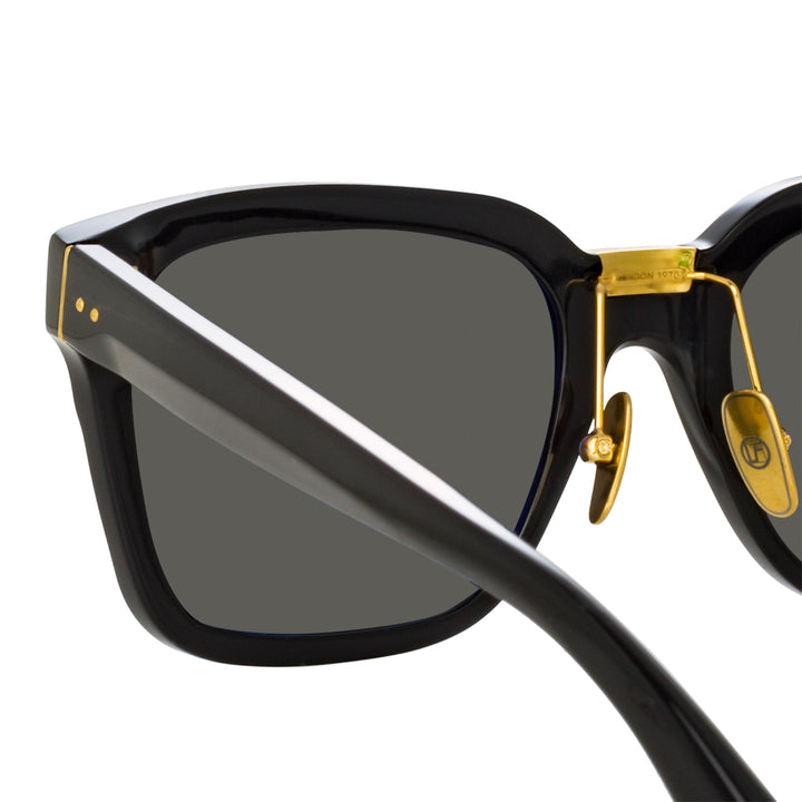 Desiree D-Frame Sunglasses in Black (Men's) by LINDA FARROW – LINDA FARROW  (INT'L)