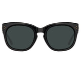 Jenson D-Frame Sunglasses in Black