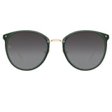 Calthorpe Oval Sunglasses in Green