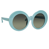 Linda Farrow 468 C17 Round Sunglasses