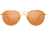 Linda Farrow 623 C4 Oval Sunglasses
