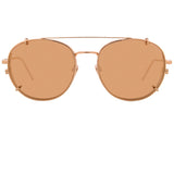 Linda Farrow 646 C3 Oval Sunglasses