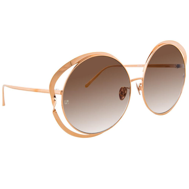 Linda Farrow Dustin Round Sunglasses