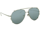 Linda Farrow 666 C2 Aviator Sunglasses