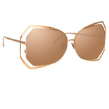 Linda Farrow Lily C3 Oversized Sunglasses