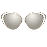 Linda Farrow Lorita C2 Cat Eye Sunglasses