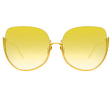 Linda Farrow Kennedy C4 Oversized Sunglasses