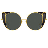 Linda Farrow Austin C1 Cat Eye Sunglasses