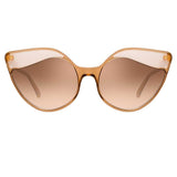 Linda Farrow Ash C2 Cat Eye Sunglasses