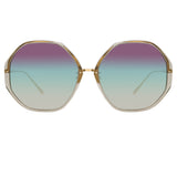Alona Oversized Sunglasses in Truffle