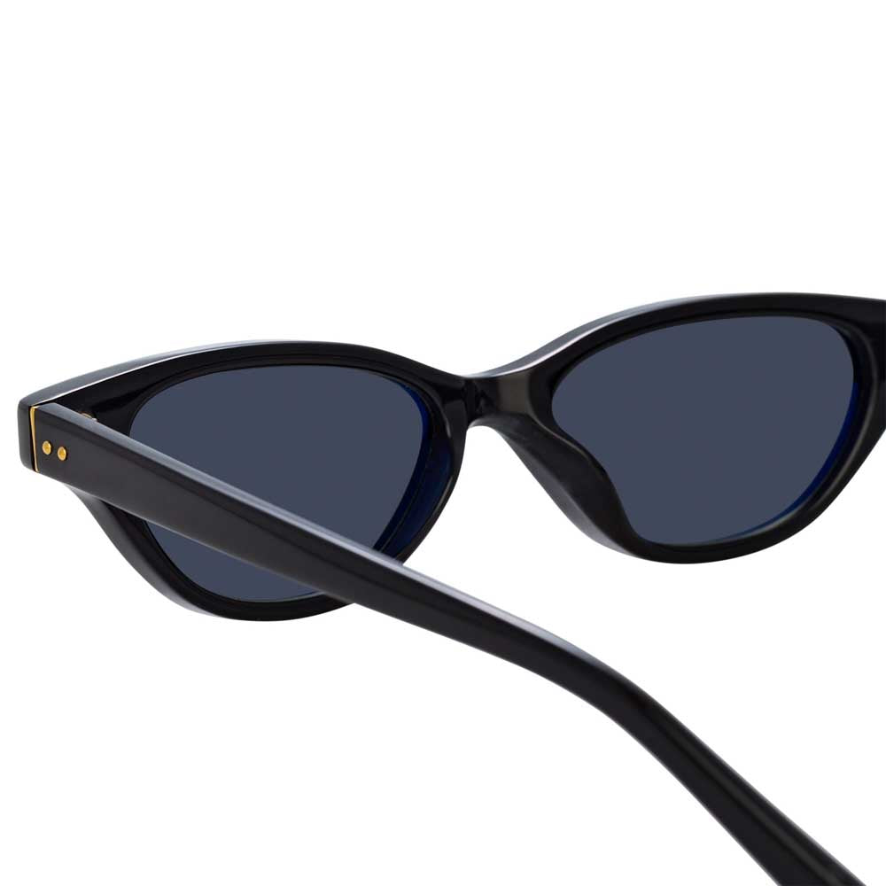 Magda Butrym Grey Linda Farrow Edition Cat-Eye Sunglasses