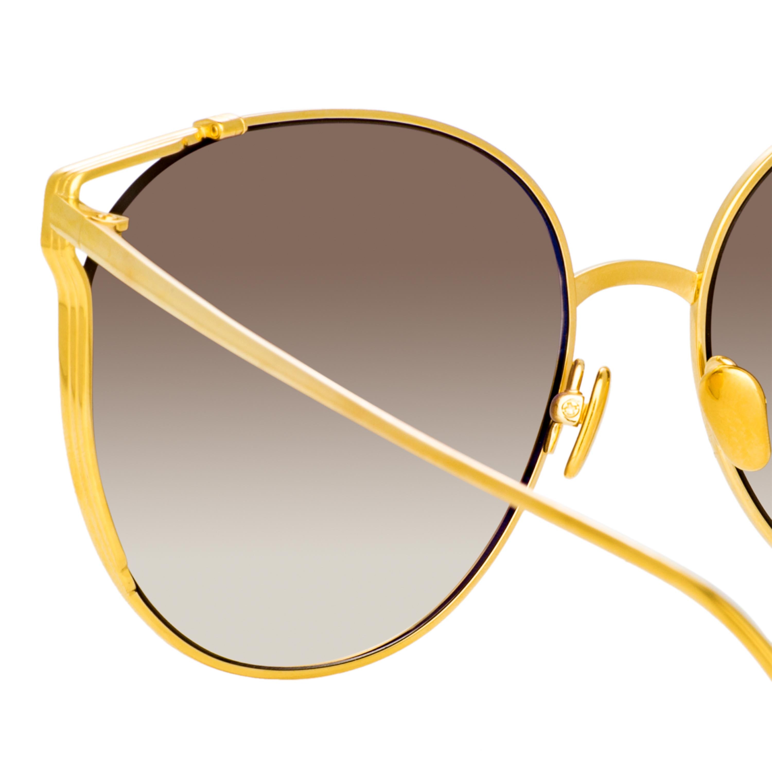 Adult Sunglasses Velvet Golden Glow #D