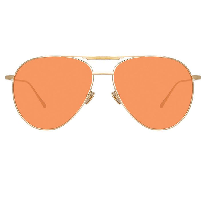 MEN YELLOW AVIATOR SUNGLASSES