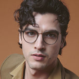 The Calthorpe | Men's Oval Optical Frame in Brown (C6)