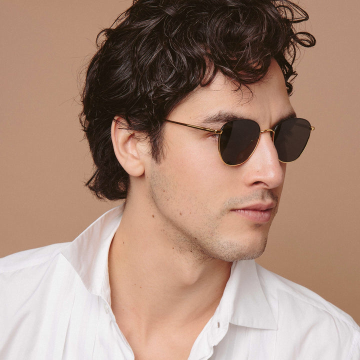 Ray-Ban Round Sunglasses in Brown for Men