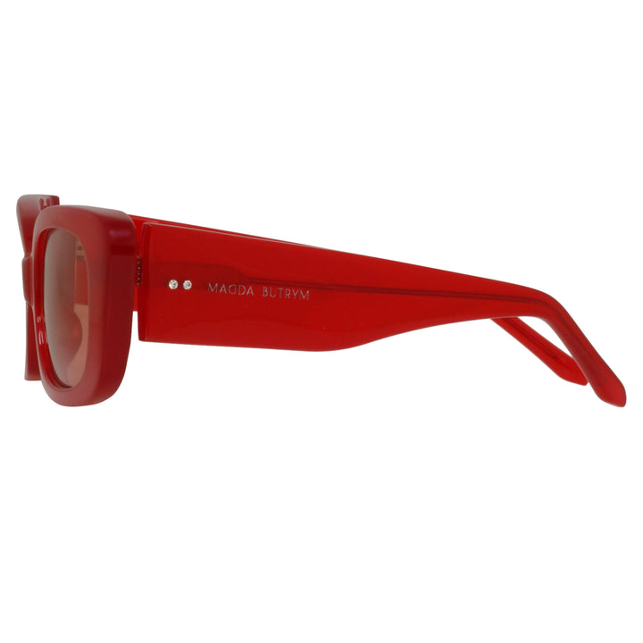 Magda Butrym Cat Eye Sunglasses in Red – LINDA FARROW (U.S.)