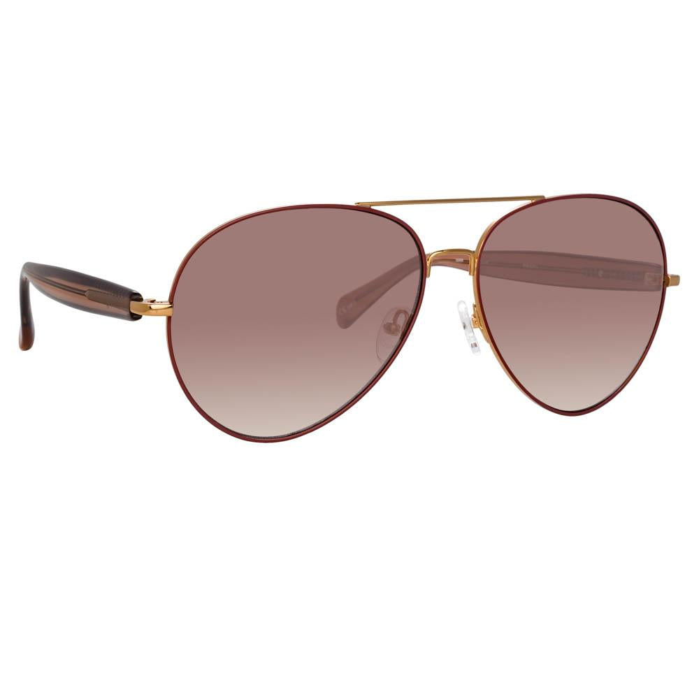 Matt & Nat - Sadie Polarized Aviator Sunglasses Rose Gold/Blue – All Things  Being Eco