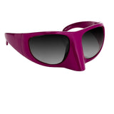 The Mask Sunglasses in Burgundy