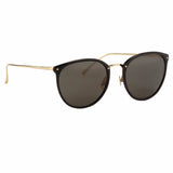 The Calthorpe | Oval Sunglasses in Black Frame (C86)