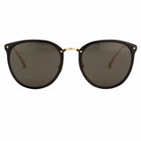 The Calthorpe | Oval Sunglasses in Black Frame (C86)