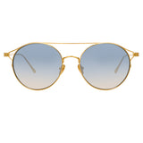 Linda Farrow Rayan C7 Oval Sunglasses